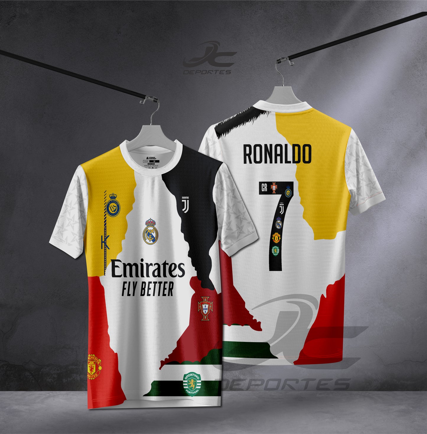 C.Ronaldo Camiseta Carrera